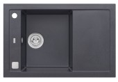 ALVEUS FORMIC 30 kuchynský drez granitový, 760 x 500 mm, black