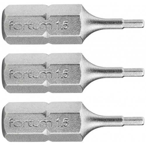 FORTUM hrot imbus sada 3ks, H 1,5x25mm, S2 4741501 FORTUM hrot imbus sada 3ks, H 1,5x25mm, S2 4741501