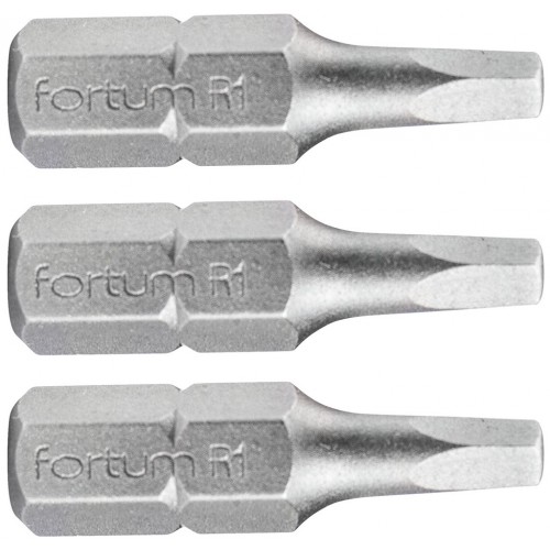 FORTUM hrot štvorec sada 3ks, SQ 1x25mm, S2 4741601 FORTUM hrot štvorec sada 3ks, SQ 1x25mm, S2 4741601