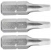FORTUM hrot štvorec sada 3ks, SQ 1x25mm, S2 4741601