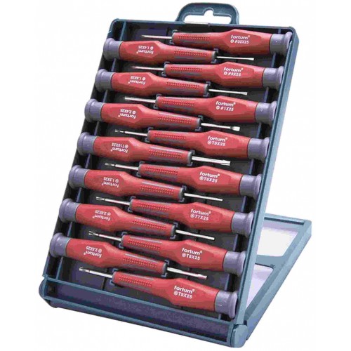 FORTUM skrutkovače hodinárske, sada 15ks, CrMoV 4740802 FORTUM skrutkovače hodinárske, sada 15ks, CrMoV 4740802