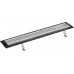 FLOW 67 nerezový kanálik s krycím roštom, do priestoru 670x150mm