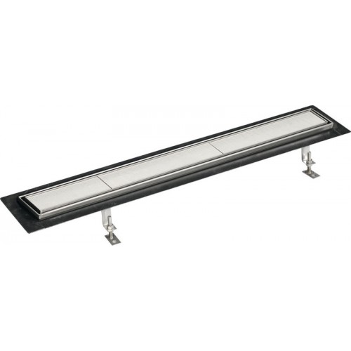 FLOW 77 nerezový kanálik s roštom pre obklad, do priestoru 770x150mm