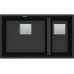 Franke Kubus 2 KNG 120/2, 760x460 mm, Fragranitový drez, Onyx 125.0529.871
