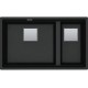 Franke Kubus 2 KNG 120/2, 760x460 mm, Fragranitový drez, Onyx 125.0529.871