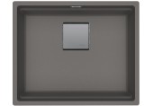 Franke Kubus 2 KNG 110-52, 560x460 mm, Fragranitový drez, Šedý kameň 125.0641.422