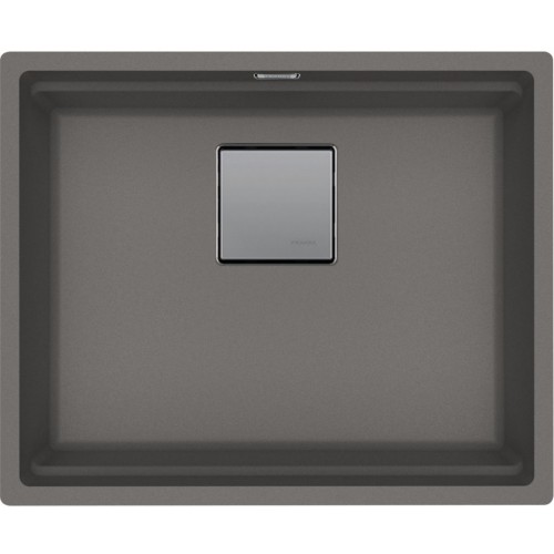 Franke Kubus 2 KNG 110-52, 560x460 mm, Fragranitový drez, Šedý kameň 125.0641.422