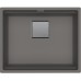 Franke Kubus 2 KNG 110-52, 560x460 mm, Fragranitový drez, Šedý kameň 125.0641.422