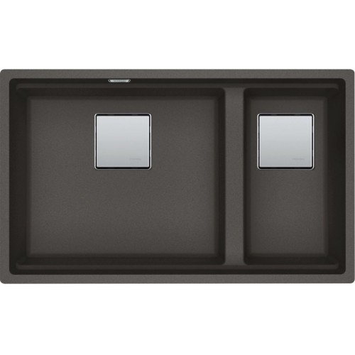 Franke Kubus 2 KNG 120/2, 760x460 mm, Fragranitový drez, Šedá bridlica 125.0714.199