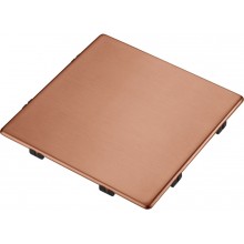 Franke Krytka ventilu hranatá, Celonerez, Medená 112.0717.420