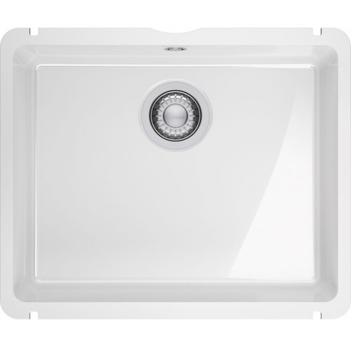 Franke Glacier KXK 110-51, 545x454 mm, Keramický drez, Biela 126.0735.183