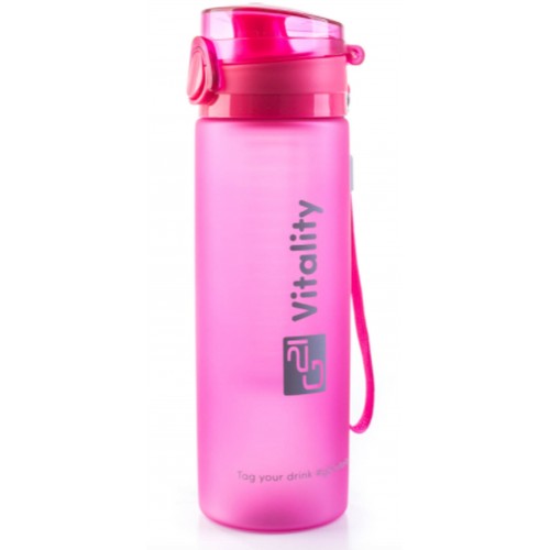 G21 Fľaša na smoothie/juice, 600 ml, ružová-zmrznutá 60022125