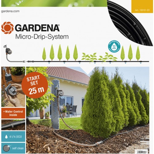 GARDENA Sada pre kapkovú závlahu pre 25 m rastlín v riadkoch M+ časovač 13012-20