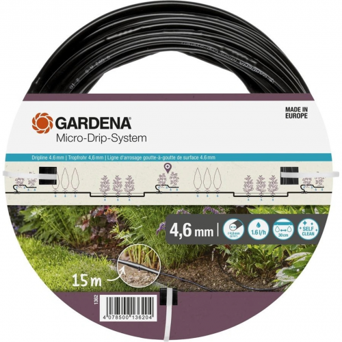 Gardena Micro-Drip-System Kvapkacia hadica 4,6 mm (3/16"), 15 m 1362-20