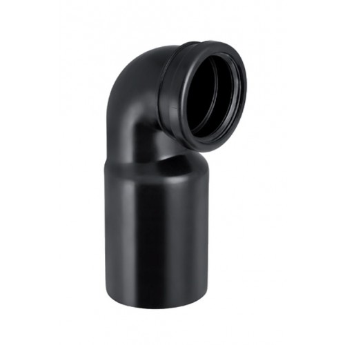 Geberit PE koleno pripojovacie 90 ° pre závesné WC 90/90 mm 366.925.16.1