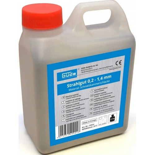 GÜDE Pieskovací materiál, 1,5 kg, zrno 0,2-1,4 mm 40004 GÜDE Pieskovací materiál, 1,5 kg, zrno 0,2-1,4 mm 40004