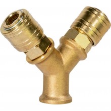 GÜDE Rozdeľovač vzduchu dvojitý 3/8" IG 41136