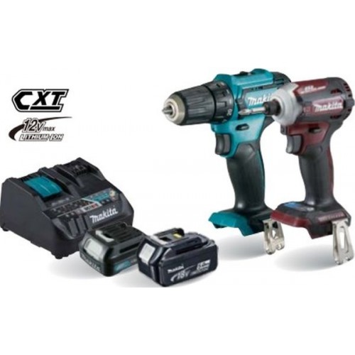 Makita HF2108-4 Aku skrutkovač DF333DNX12 + rázový skrutkovač červený DTD171ZAR