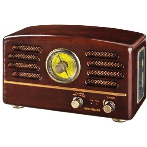 HYUNDAI RA 302 SUO Retro rádioprijímač, orech HYUNDAI RA 302 SUO Retro rádioprijímač, orech