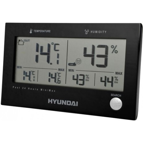 HYUNDAI WS 2215 Meteorologická stanica, čierna HYUNDAI WS 2215 Meteorologická stanica, čierna