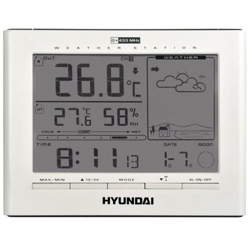 HYUNDAI WSC 2180 Meteorologická stanica, biela