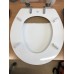 VÝPREDAJ NOVASERVIS WC sedátko tvar. drevo, biela, pomaly padajúce ODRETÉ, ŠEDÉ UCHYTENIE