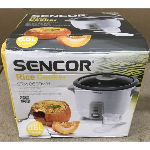 BAZÁR SENCOR SRM 0600WH ryžovar 0,6 l 40030196 poškodený originálny obal!!!
