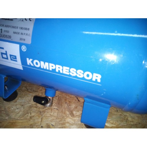 VÝPREDAJ GÜDE kompresor AirPower 190/8/6 50089 PO SERVISE, FUNKČNÉ, POŠKRIABANE!!!
