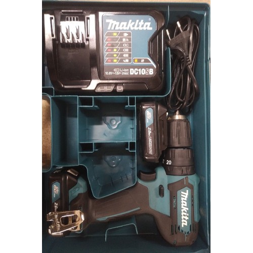 BAZÁR Makita HP333DSAE Aku príklepový skrutkovač Li-ion CXT 12V/2,0Ah PO SERVISE!!