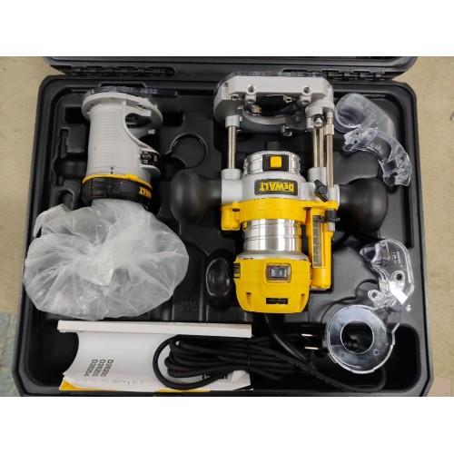 BAZÁR DeWALT Horná a ohraňovacie fréza 2v1 D26204K 1X POUŽITÉ!!