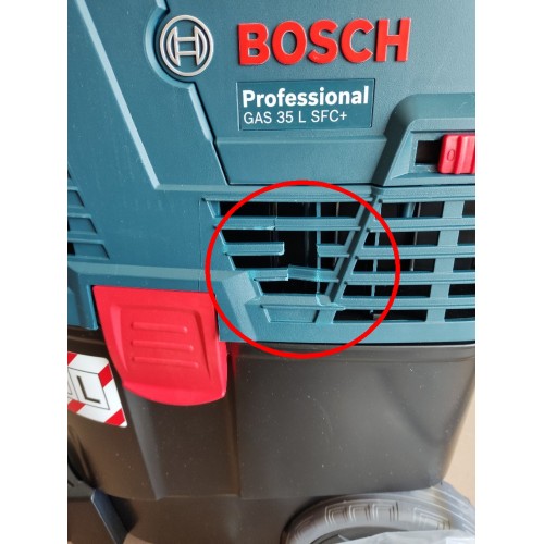 BAZÁR BOSCH GAS 35 L SFC + vysávač na suché a mokré vysávanie, 06019C3000 POŠKODENÝ KRYT!!