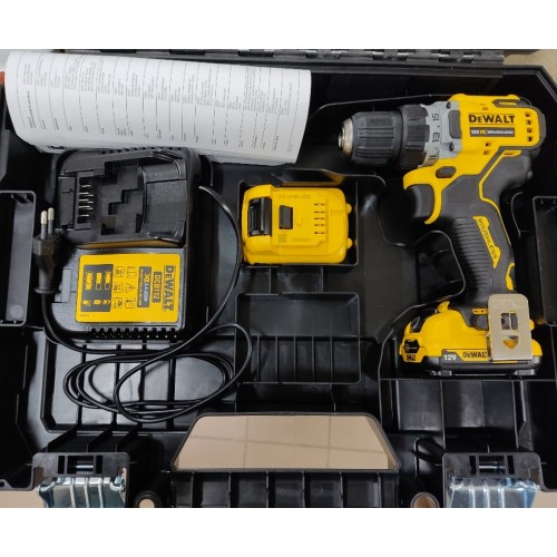 BAZÁR DeWALT DCD701D2 Aku bezuhlíkové vrtačka12V 2,0Ah PO SERVISE!!
