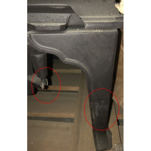 VÝPREDAJ Jotul F 400 CB krbové kachle čierny lak 350758 ZLOMENÝ PANT, POŠKRIABANÁ PRED. NO