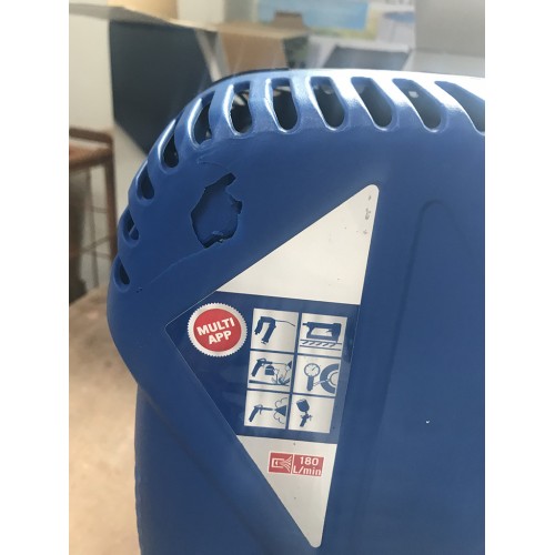 VÝPREDAJ SCHEPPACH AIRCASEbezolejový kompresor 5906118901, PRASKNUTÝ KRYT, PLNE FUNK