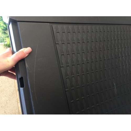 VÝPREDAJ PROSPERPLAST BOXE RATO Záhradný box 119x48x60cm 310L umbra hnedý MBR310 POŠKRIABA