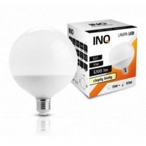 INQ LED žiarovka, GLOBE E27 15W A120, teplá biela IN711981 INQ LED žiarovka, GLOBE E27 15W A120, teplá biela IN711981