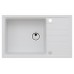 ALVEUS INTERMEZZO 130 granitový drez, 780 x 480 mm, biely