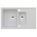 ALVEUS INTERMEZZO 70 granitový drez, 780 x 480 mm, biely