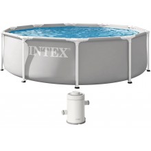 INTEX PRISM FRAME Okrúhly bazén 305 × 76 cm s kartušovou filtráciou 220-240V 26702ND