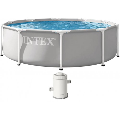 INTEX PRISM FRAME Okrúhly bazén 305 × 76 cm s kartušovou filtráciou 220-240V 26702ND INTEX PRISM FRAME Okrúhly bazén 305 × 76 cm s kartušovou filtráciou 220-240V 26702ND