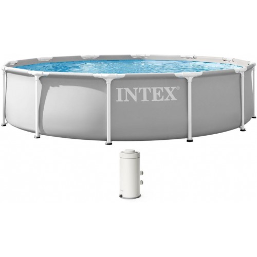 INTEX PRISM FRAME Okrúhly bazén 366 × 76 cm s kartušovou filtráciou 220–240V 26712ND INTEX PRISM FRAME Okrúhly bazén 366 × 76 cm s kartušovou filtráciou 220–240V 26712ND