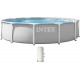INTEX PRISM FRAME Okrúhly bazén 366 × 76 cm s kartušovou filtráciou 220–240V 26712ND