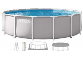 INTEX PRISM FRAME Okrúhly bazén 427 × 107 cm s kartušovou filtráciou 220–240V 26720ND