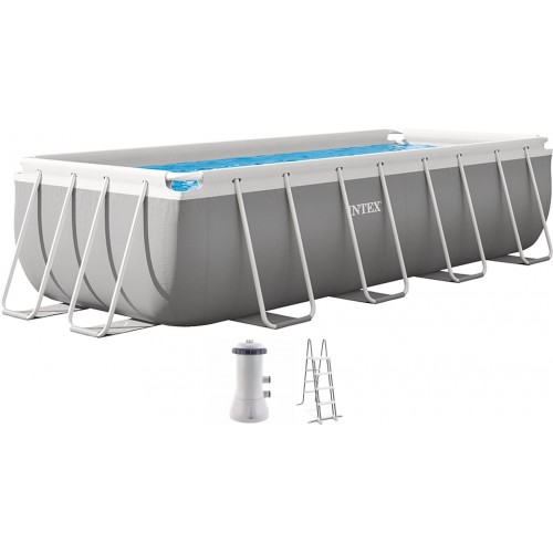 INTEX PRISM FRAME Obdĺžnikový bazén 400 × 200 × 100 cm s filtráciou 220–240V 26788NP INTEX PRISM FRAME Obdĺžnikový bazén 400 × 200 × 100 cm s filtráciou 220–240V 26788NP