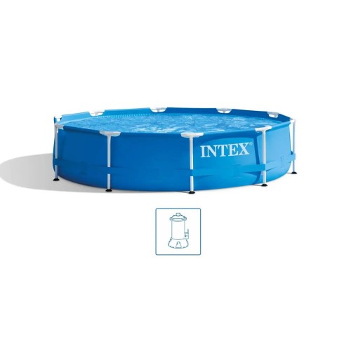 INTEX METAL FRAME Bazén 305 × 76 cm s filtráciou 12V 28202GN INTEX METAL FRAME Bazén 305 × 76 cm s filtráciou 12V 28202GN