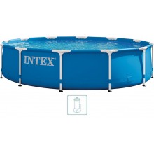 INTEX METAL FRAME Bazén 366 x 76 cm s filtráciou 12 V 28212GN
