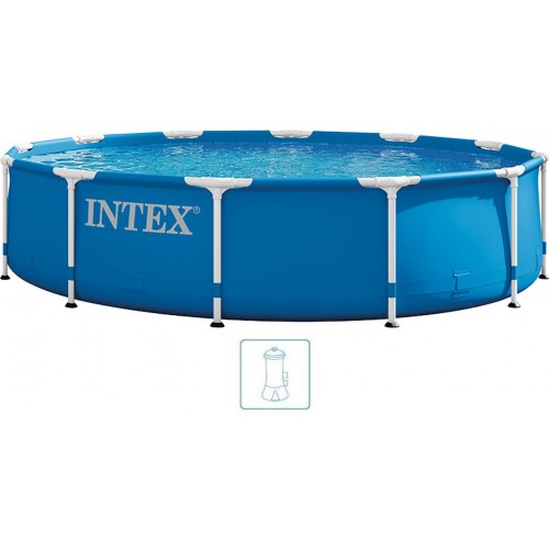 INTEX METAL FRAME Bazén 366 x 76 cm s filtráciou 220–240 V 28212NP INTEX METAL FRAME Bazén 366 x 76 cm s filtráciou 220–240 V 28212NP