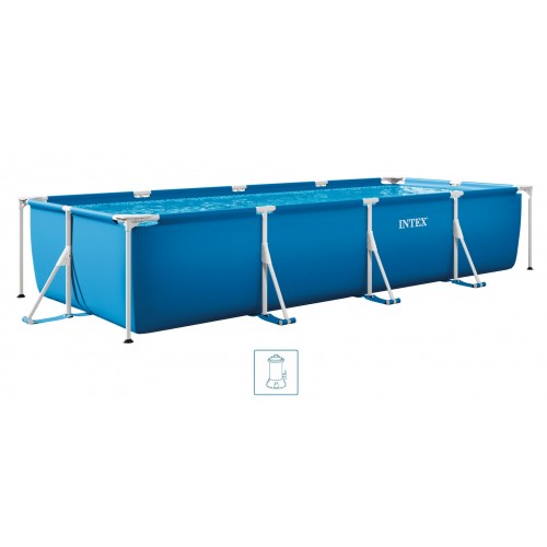 INTEX Small Frame Pools Bazén 450 x 220 x 84 cm s kartušovou filtráciou 28274GN