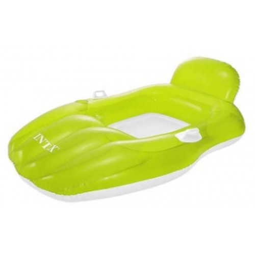 INTEX Lehátko nafukovacie CHILL N Float 163x104 cm, limetková 56805EU