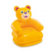 INTEX HAPPY ANIMAL CHAIR Nafukovacie detské kreslo 65 x 64 x 74 cm, medveď 68556